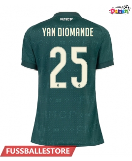 Günstige Real Madrid Yan Diomande #25 Auswärtstrikot Damen 2026-27 Kurzarm